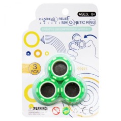 Игра-антистресс "Magnetic Ring", зелёный