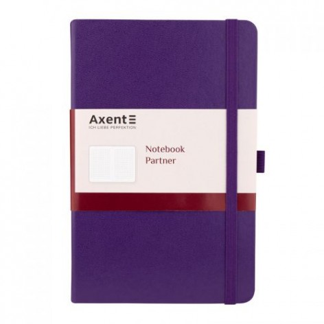 Записная книга Axent, 12.5*19.5, А5, 96 листов, фиолетовый