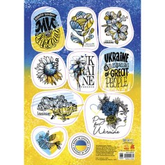 Наклейки "MADE IN UKRAINE: Мы из Украины"