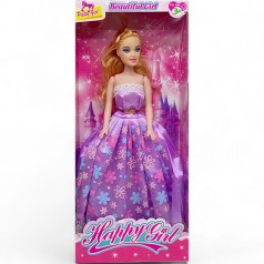 Лялька у бузковій сукні