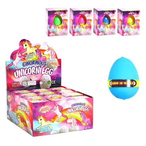 Растущая игрушка в яйце Единорог, 1 штука