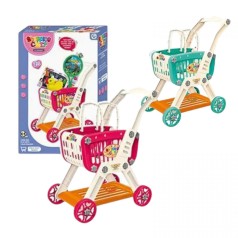 Тележка с продуктами, микс цветов. кор.55*13*36 см.