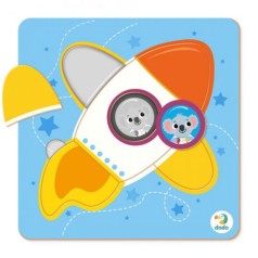 Пазл детский "Ракета", 5 эл