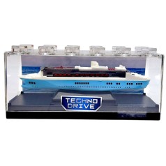 Модель – Круизный лайнер (голубой), Масштаб модели 1:64