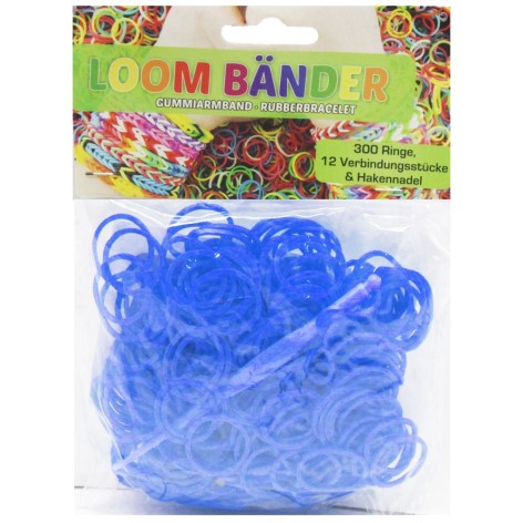 Резиночки для плетения, голубые