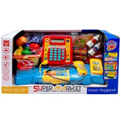 Кассовый аппарат "Супермаркет" (ГОЛУБОЙ)