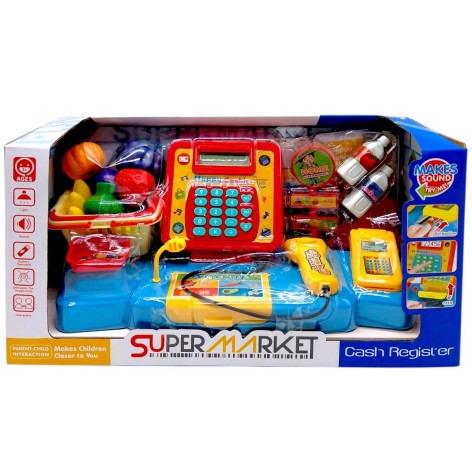 Кассовый аппарат "Супермаркет" (ГОЛУБОЙ)