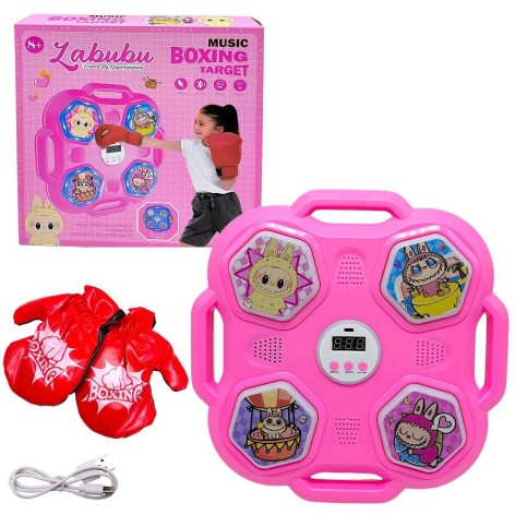 ЭЛЕКТРОННЫЙ БОКС "Лабубу" (30,5х7х30,5 см) (РОЗОВЫЙ)