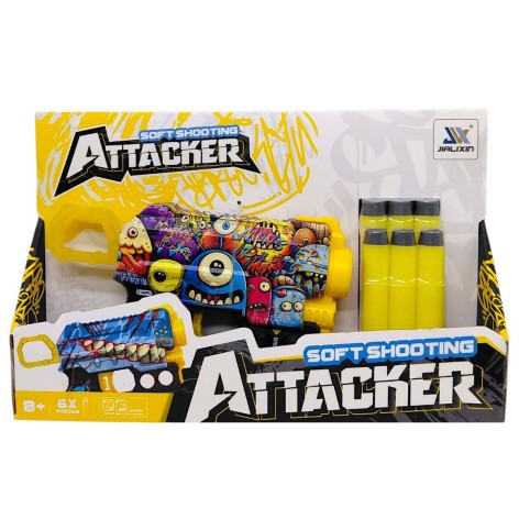 Игрушечное оружие "Бластер" СИНИЙ ВИД 1