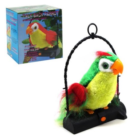 Інтерактивна іграшка "Папуга-Повторюшка" (зелений)