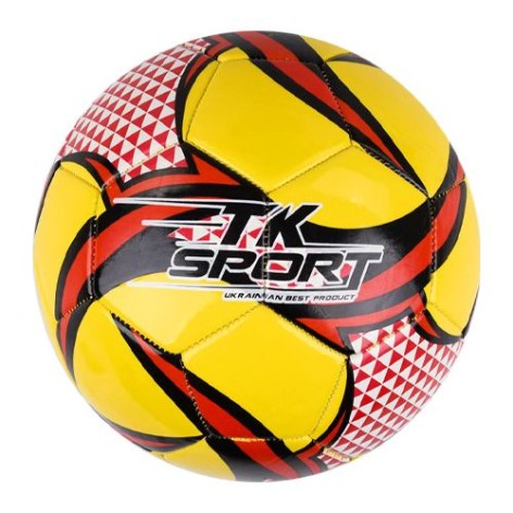 Мяч футбольный "TK Sport", желтый