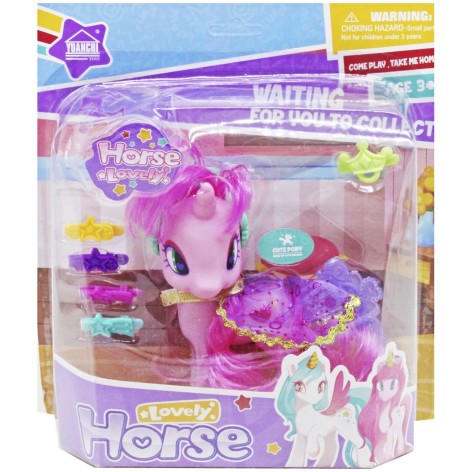 Фигурка "My little pony" с аксессуарами, розовая