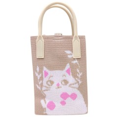 Детская сумочка "Котенок" 18х12см (БЕЖЕВАЯ)