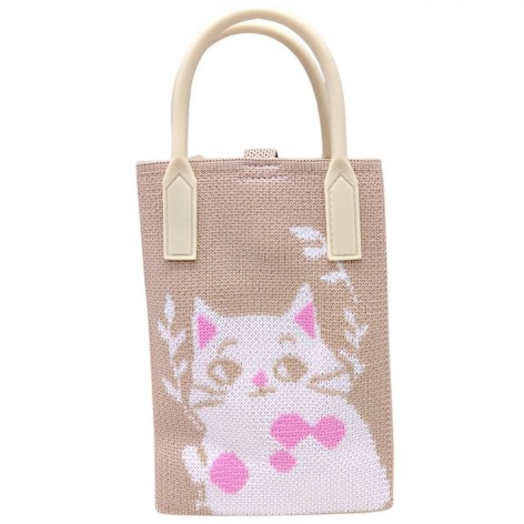 Детская сумочка "Котенок" 18х12см (БЕЖЕВАЯ)