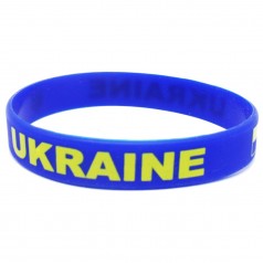 Браслет силиконовый "Украина", 5мм