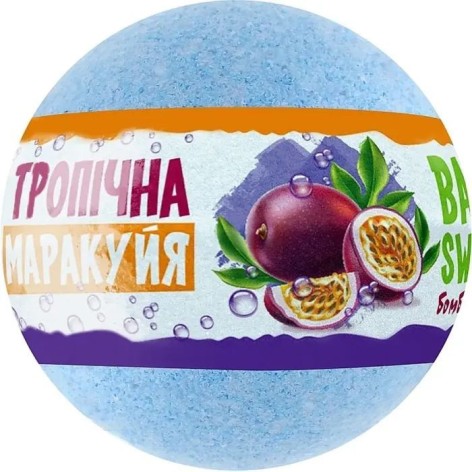 AquaShine Бомбочка для ванны Bath Sweets Тропическая маракуйя, 100г