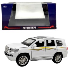 Машинка "Авто Експерт"  металопластик, 1:32, звук, світло, інерція, рухомі елементи (БІЛИЙ)