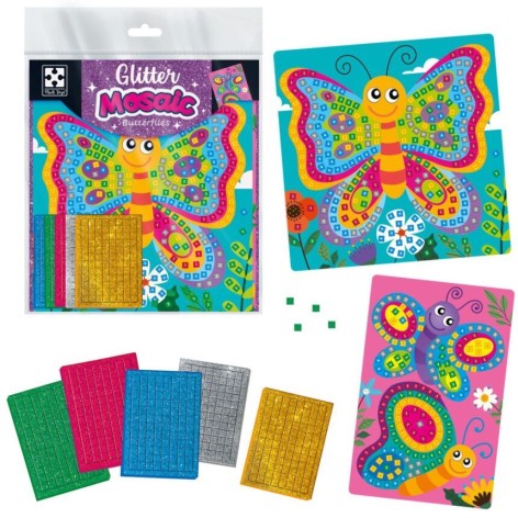 Набор для творчества с блестящей мозаикой «Бабочки»