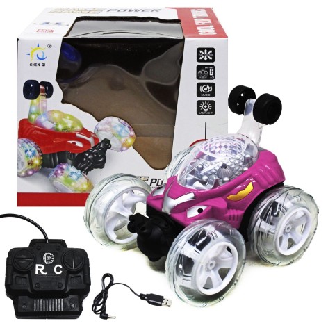 Перевертыш на радиоуправлении, розовый