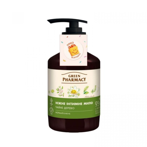 Green Pharmacy мыло интимное 370мл Чайное дерево
