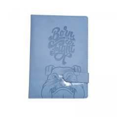 Блокнот Кожзам,А5, 64 листа, (РОЖДЕННЫЙ БИТЬСЯ)