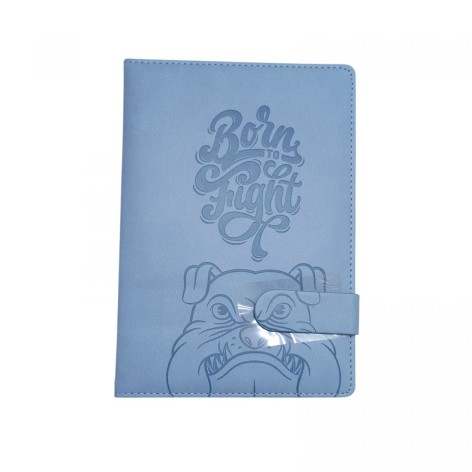 Блокнот Кожзам,А5, 64 листа, (РОЖДЕННЫЙ БИТЬСЯ)