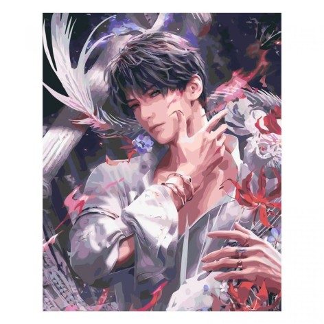 Картина по номерам Магия взгляда - Love and Deepspace 40*50 см Рафаэль