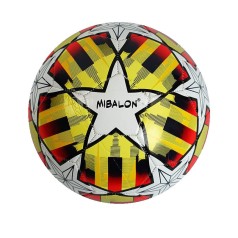 Мяч футбольный "Mibalon" №5, желтый (PVC)