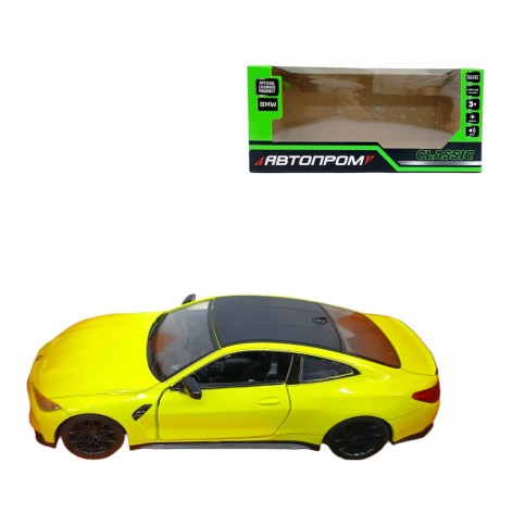 Машина мет. BMW M4, батарейки, свет, звук, откр. двери