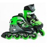 Ролики "Best Roller" размер 34-37/ цвет – ЗЕЛЕНЫЙ, колеса PU, ПЕРЕДНЕЕ КОЛЕСО СВЕТ, стелька 21.5-24 см, d колес – 7 см, в сумке