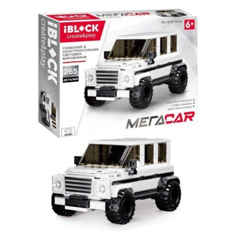 Конструктор "Megacar", 265 дет.