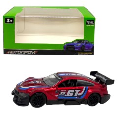 Машинка металлическая "АВТОПРОМ 1:36 BMW", КРАСНАЯ (коробка - 15,5х7х8 см)