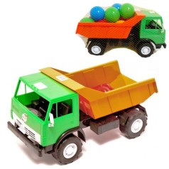 Машинка пластиковая "Самосвал" с шариками