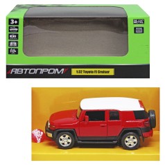 Машинка "Автопром: Toyota FJ Cruiser", красная
