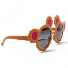 Очки детские (солнцезащитные) "Мишка" коричневый