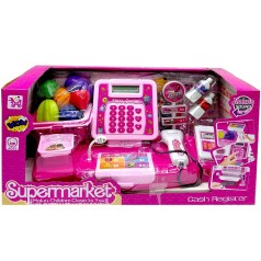 Кассовый аппарат "Супермаркет" (РОЗОВЫЙ)