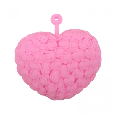 СЕРДЦЕ, ЧТО СВЕТИТСЯ (розовое) 10 см.