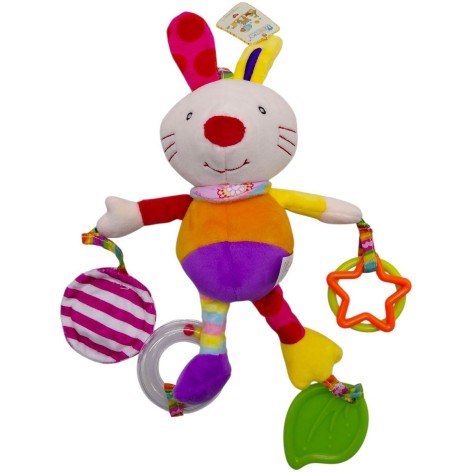 ПОГРЕМУШКА МЯГКАЯ (КРОЛИК)