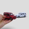 Машинка металева Mercedes G-клас бордо