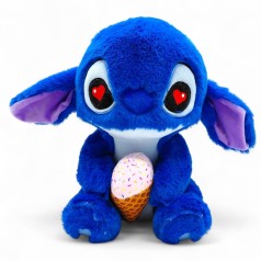 Мягкая игрушка "Стич с мороженым" 30 см