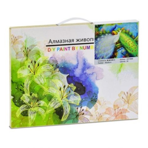 Алмазна мозаїка "Павич"