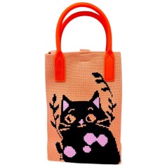 Детская сумочка "Котенок" 18х12см (Оранжевый)