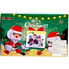 Конструктор "Счастливого Рождества. Санта Клаус и Снеговик" (468 элм)