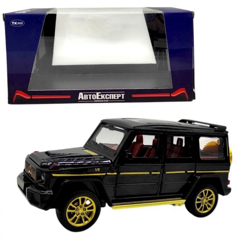 Машинка "Авто Експерт"  металопластик, 1:32, звук, світло, інерція, рухомі елементи (ЧОРНИЙ)