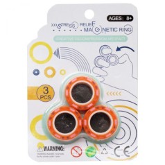 Игра-антистресс "Magnetic Ring", оранжевый