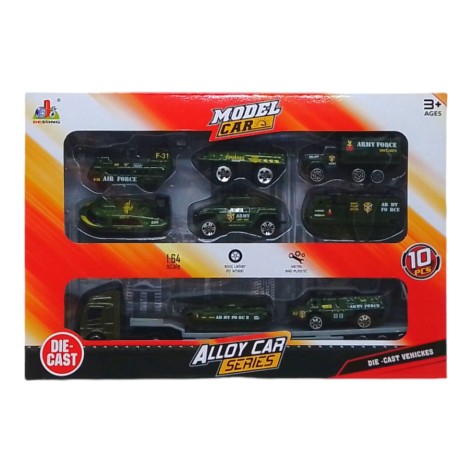 Набір металевих машинок "Model car: Військові"