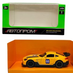 Машинка металева "АВТОПРОМ MERCEDES" (ЖОВТА)