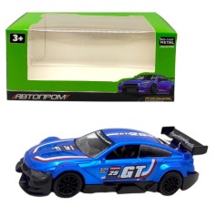 Машинка металлическая "АВТОПРОМ 1:36 BMW", СИНЯЯ (коробка - 15,5х7х8 см)