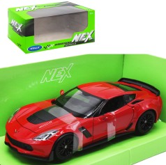 Машинка металлическая "Chevrolet Corvette", красная
