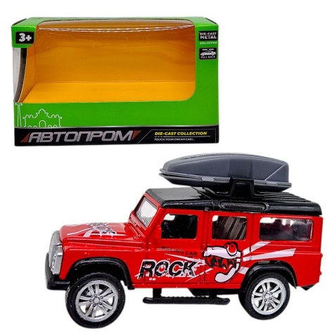 МАШИНА АВТОПРОМ, LAND ROVER DEFENDER (КРАСНЫЙ)
